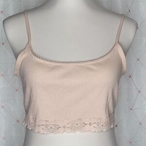 Victorias Secret M Blush Bralette Baby Tee Crop Top 90s Inspired Y2K Inspired